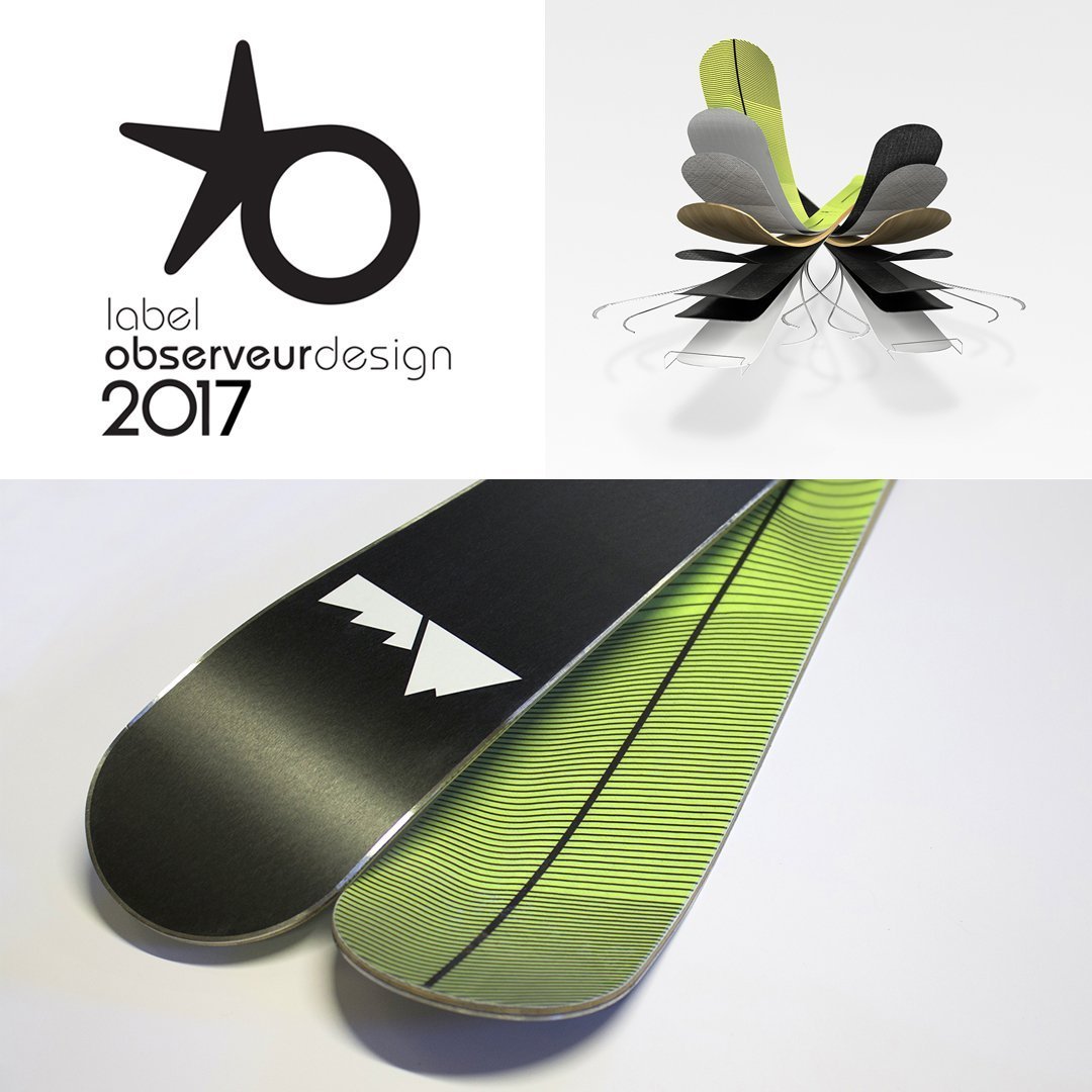 Label 2017 de l’Observeur du design pour notre concept « De Bas en Haut »