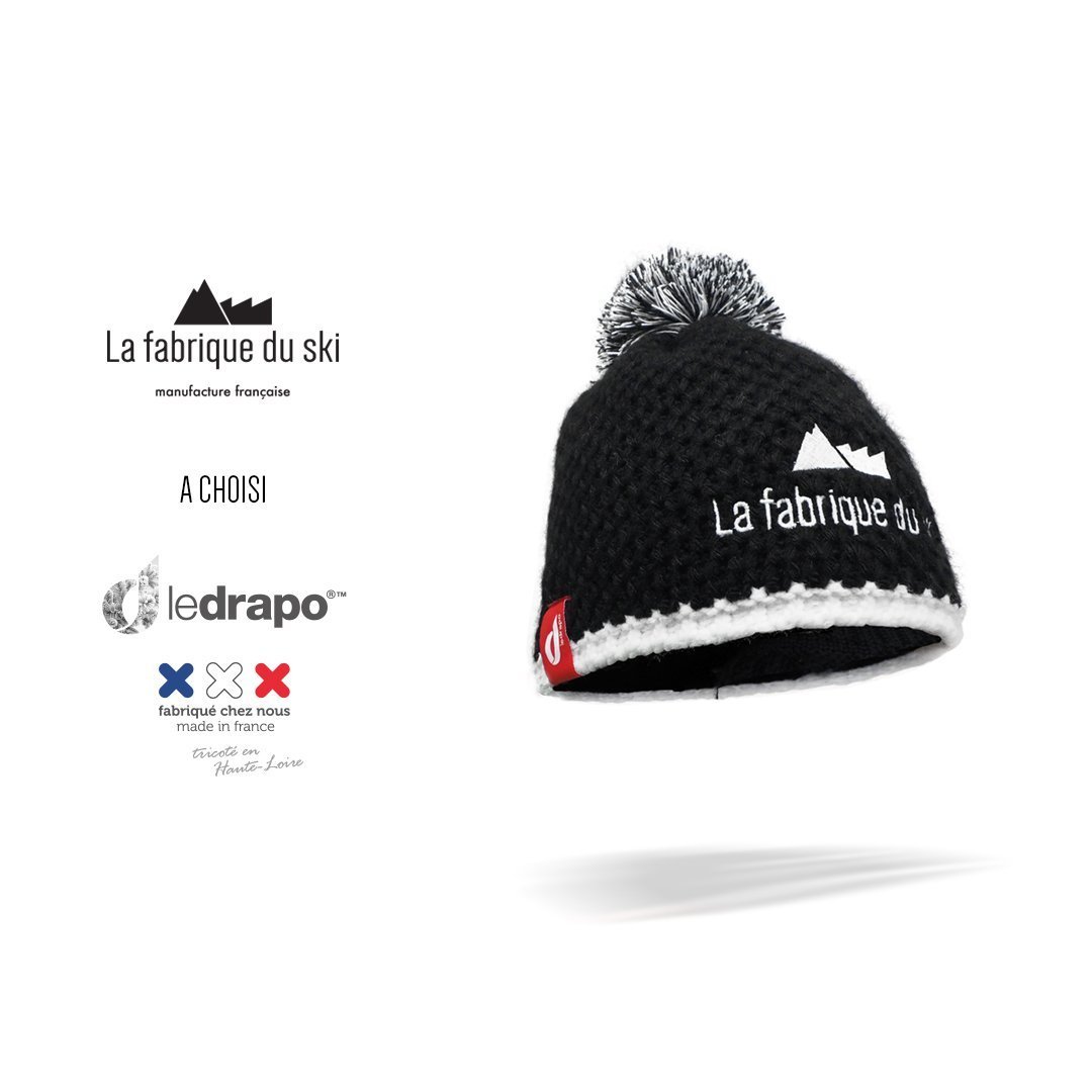 Le bonnet La Fabrique du Ski par Ledrapo 100% Made in France - La